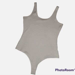 Stella Luce White Snap Bodysuit M